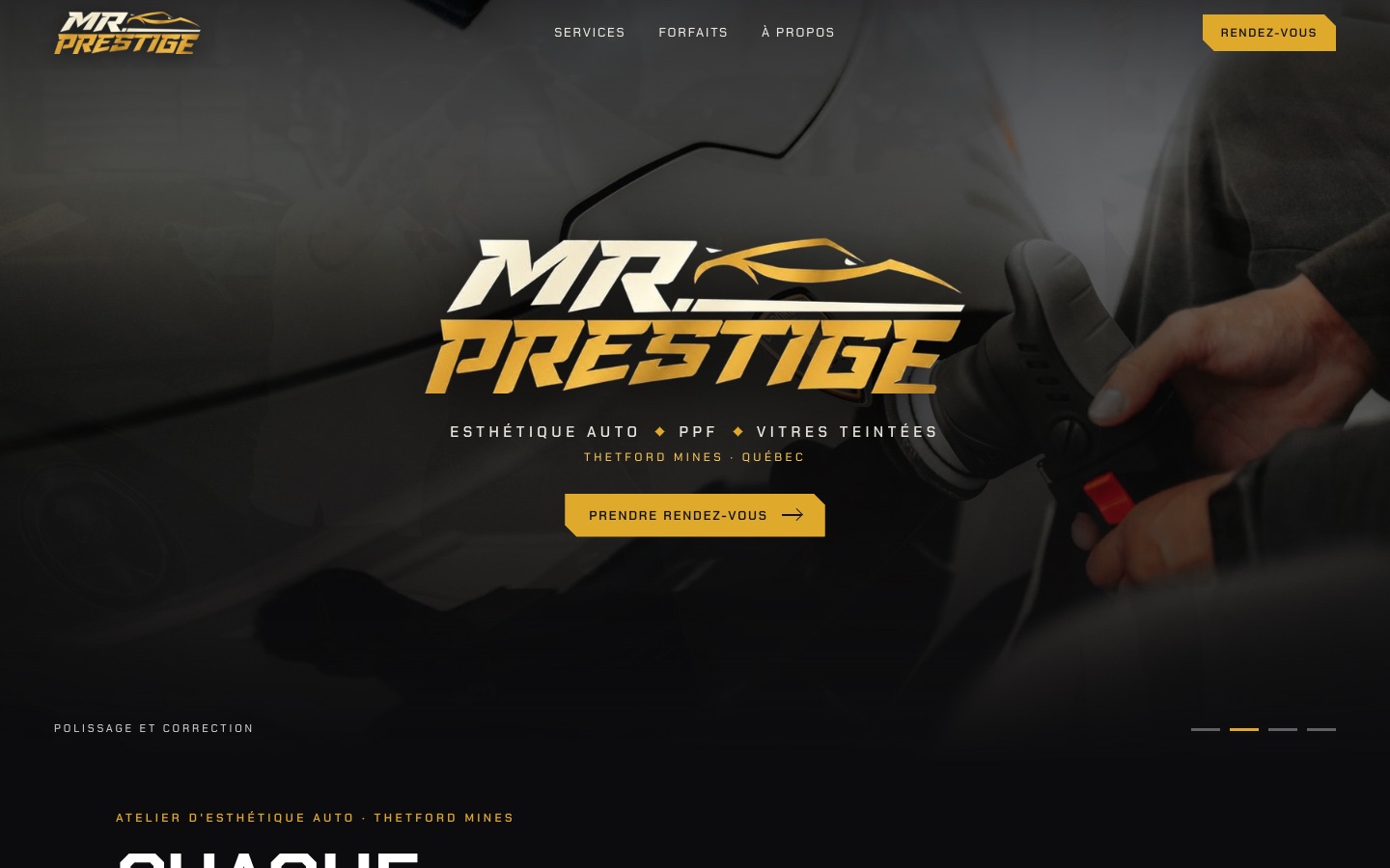 Site web de Mr. Prestige