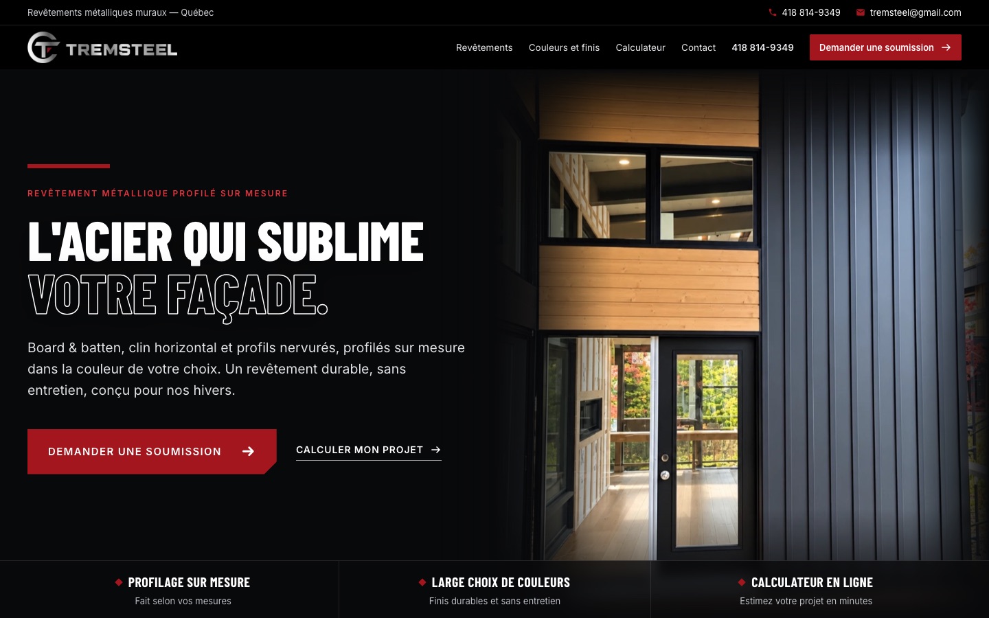 Site web de Tremsteel